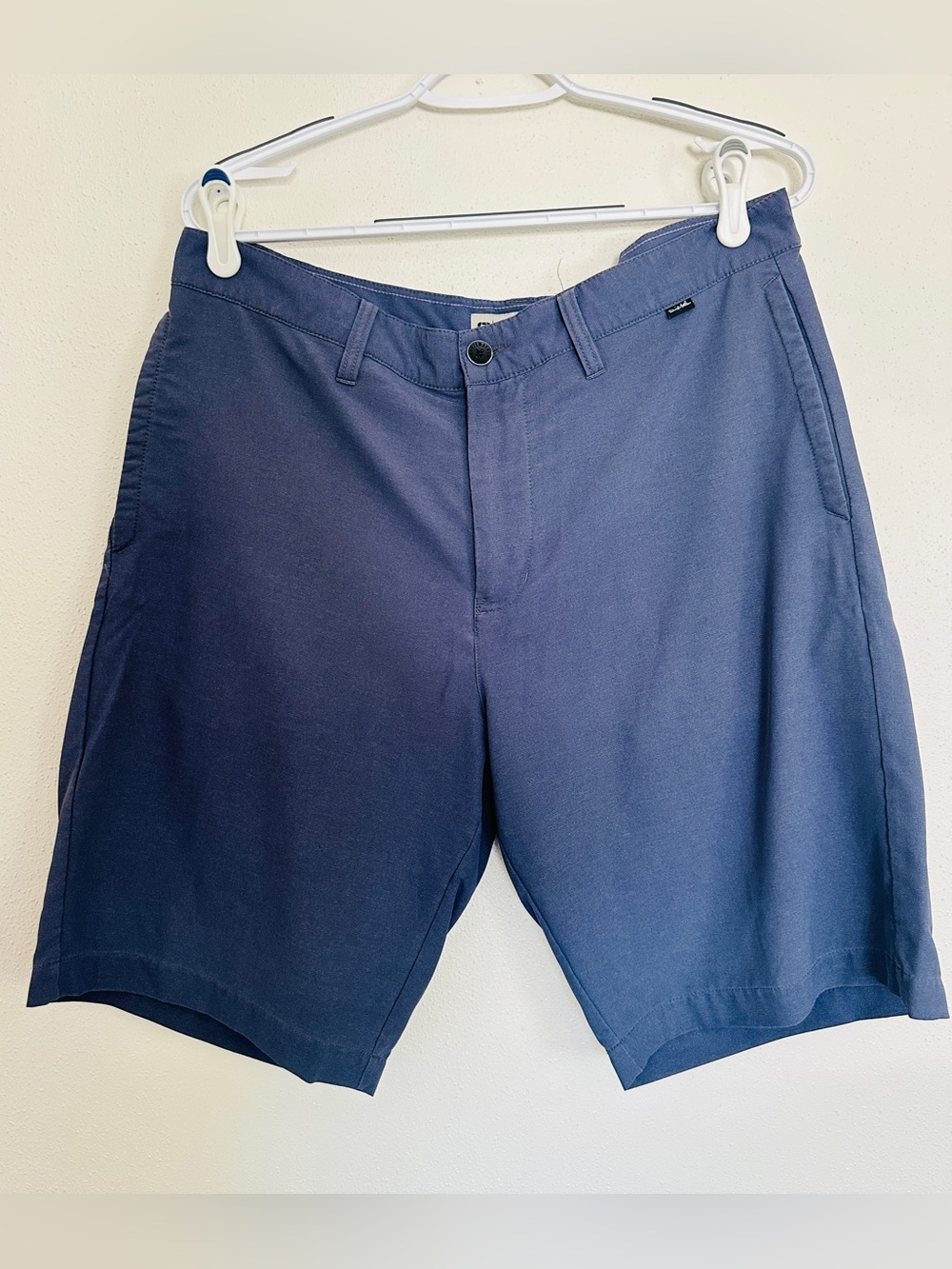 Travis Mathew Navy Blue Flat Front Men's Shorts